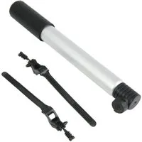 SKS Fahrradpumpe Fahrrad Mini-Pumpe Luft-Pumpe Kompakt Silber (Packung, inkl. Halterung), Handpumpe Fahrradpumpe Bike E-Bike für AV DV Dunlop Presta Auto-Ventil
