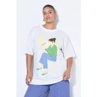 Studio Untold T-Shirt T-Shirt oversized Frauen-Motiv