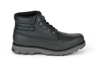 Caterpillar Herren Founder Ankle Boots aus schwarzem Leder für den Alltag