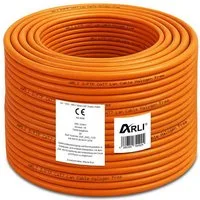 ARLI Installationskabel, (10000 cm), Cat7 Duplex Verlegekabel 100 m S/FTP PIMF