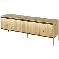 HAUSELEMENT TV-Schrank TREND TR-05 4 Türen LED-Beleuchtung Fernsehschrank 167 cm Fernsehtisch Modern