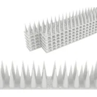 BAYLI Vogel-Schreck 14 Stück x 33cm Taubenabwehr Spikes für Balkon, Vogelabwehr 3-reihig