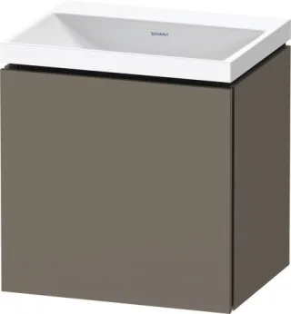 Duravit L-Cube c-shaped Set wandhängend Flanell Grau Seidenmatt 450x350x480 mm - LC6949N90900000 LC6949N90900000