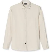 OLYMP Flanellhemd casual, modern fit, Kentkragen, unifarben