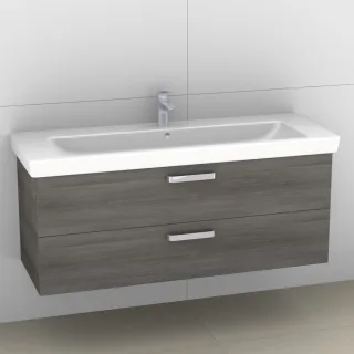 Artiqua 414 Waschtischunterschrank für Subway 2.0 7176D0 Graphit Struktur quer, 414-WU2L-V75-7070-40 414-WU2L-V75-7070-401