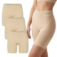 Rungassi Langer Boxer GAUBERT Nahtlose Radhose Damen 3er Set Anti-Reibungs Shorts