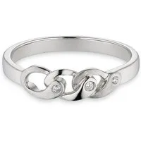 Bruno Banani Silberring Schmuck Geschenk, mit Zirkonia (synth)