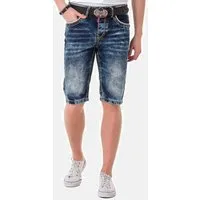 Cipo & Baxx Jeansbermudas Bermuda & Short mit stylishen Kontrastnähten, CK268