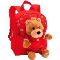 Nici Kinderrucksack FC BAYERN MÜNCHEN inklusive Plüsch Bär Berni 25 cm (Set, 2-tlg)