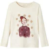 Name It Langarmshirt NMFRIKKA LS TOP (1-tlg) Druckmotiv