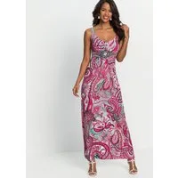 bonprix Maxikleid ohne Ärmel, elastisches Material, schmale Passform