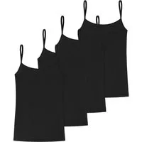 uncover by SCHIESSER Unterhemd (Set) schmale Träger, schlichte Ausführung, 4er Pack