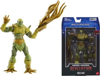 Masters of the Universe GYV11 - Masterverse Moss Man ca. 18 cm große Actionfigure für alle MOTU Sammler Spielzeug ab 6 Jahren