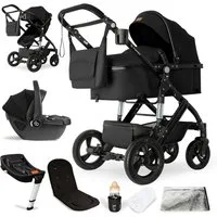 bergsteiger Kombi-Kinderwagen Nizza 3 in 1 Kinderwagen, Auto-Babyschale & Isofix Station optional
