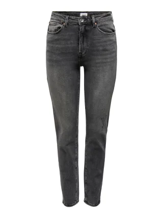 ONLY - ONLEMILY STRETCH HW ST AK DNM CRO614NOOS Dark Grey Denim - Gr. - 34