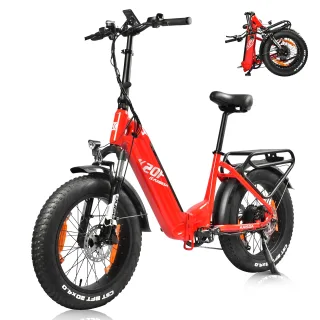 [EU Direct] KAISDA K20F Electric Bike 36V 25AH Battery 350W Motor Recommended Top Speed 25KM/H20*4.0inch Tires 70-90KM