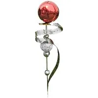 Jürgen Bocker - Gartenambiente Gartenstecker Saturn Edelstahl rot poliert 160 cm Beetstecker Gartenstecker