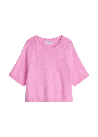 Marc OPolo DENIM - Kurzarm-Pullover regular pale bubblegum - Gr. - L