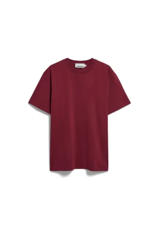 Armedangels - MAARKOS MID WEIGHT T-SHIRT velvet red - Gr. - XL