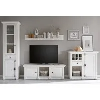 Home affaire Wohnwand California, (Set, 4-St), bestehend aus Standregal, Lowboard, Wandregal, Highboard