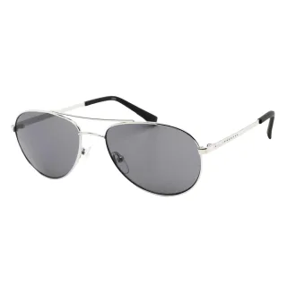 Calvin Klein - "R165S 045" Sonnenbrille für Herren/Damen Unisex (Silber/Schwarz)