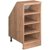 Vicco Kommode Rion, Goldkraft Eiche, 40 x 81.8 cm mit 4 Fächern, Schrankkorpus 6... (1 St)