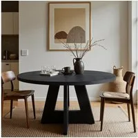Tribesigns Esstisch Runder Esstisch, Küchentisch für Esszimmer Wohnzimmer, 120 cm