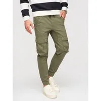 OMBRE Jeggings Herrenhose Jeggings mit Cargo-Taschen