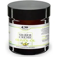 vom Pullach Hof Feuchtigkeitscreme SILBERCREME 100ml mit Oliven-Öl und Kolloidalem Silber Creme 72, Balsam Hautcreme Hautplege Haut