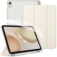 Fintie Tablet-Hülle für iPad 11 Generation 11'' 2025 (A16), iPad 10 Generation 10.9'' 2022, mit Schutzfolie-ultradünne transparente Rückseite Case mit Stifthalter