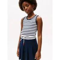 Tommy Hilfiger Tanktop ESSENTIAL RIB LACE TANK TOP mit Spitze, mit Logostickerei