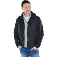 Engbers Kurzjacke Herren Funktionsjacke mit abnehmbarer Kapuze, Schwarz