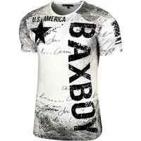Baxboy T-Shirt Baxboy T-Shirt mit großen Schriftzugprints