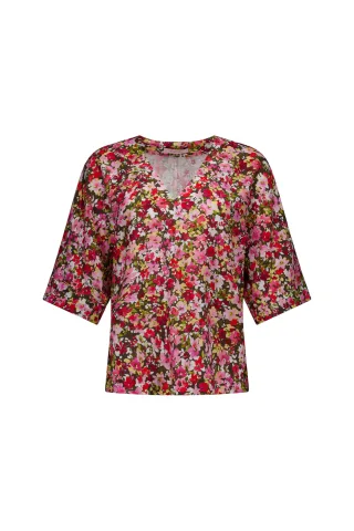 Studio Anneloes - Madison flower top multi color - Gr. - L