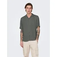 ONLY & SONS Kurzarmhemd ONSDASH LIFE REG VISC RES SS SHIRT