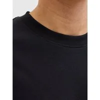Jack & Jones PlusSize Rundhalsshirt JJEBARRON TEE SS O-NECK LN PLS Baumwollmischung, relaxed fit