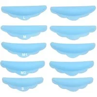 P-Beauty Cosmetic Accessories Einzelwimpern Silikon Pads Wimpernlifting Lashlifting Wimpernwelle Color 10 Stück