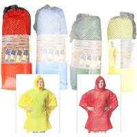 BURI Regenponcho Regenponcho für Erwachsene 100x130cm Regencape Regenschutz Regenmantel