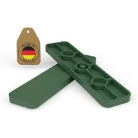 FUX Unterlegplatte Kunststoff Abstandshalter 100x24 1-6mm Made in Germany Distanzklötze, 1-6mm, 1mm, 2mm, 3mm, 4mm, 5mm, 6mm, 100-St., 100 % Recyceltes Material