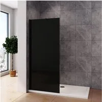 duschspa Duschwand 200cm Duschkabine Duschabtrennung Trennwand Walk in Dusche Glaswand, (Set), Glas