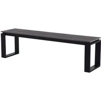 ebuy24 Gartenbank Martin Gartenbank Schwarz und grau. (1-St)
