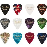 Fender Plektrum, 351 Picks Celluloid Medley Medium - Plektren Set