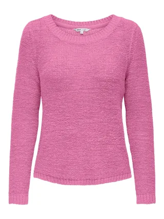 ONLY - ONLGEENA XO L/S PULLOVER KNT NOOS Wild Orchid - Gr. - L