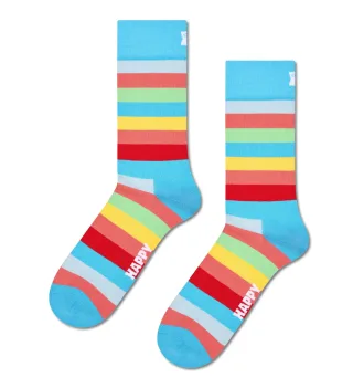 happy socks - Stripe Sock Blau - Gr. - 43.5