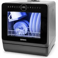 Duronic Tischgeschirrspüler DW5, BK Spülmaschine, Mini Geschirrspüler für bis 4 Personen