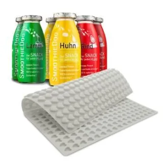 SmoothieDog 6er Pack Klassik 6x 250ml + Trixie Backmatte Grau