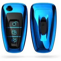 kwmobile Schlüsseltasche Autoschlüssel Hülle für Ford (1-tlg), Schlüsselhülle Silikon Case Schlüssel Cover