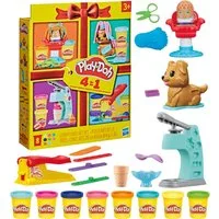 Hasbro Knetform-Set Play-Doh 4-in-1 Spielsets