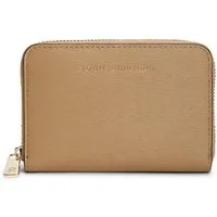 Tommy Hilfiger Geldbörse TH MODERN COMPACT ZA, Damen Geldbeutel, Portemonnaie mit Logo-Schriftzug
