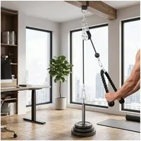 GARRYFIZH Trainingsstation Fitness GeräTe Fitness GeräTe Zuhause Krafttraining GeräTe, 2-Meter-Seil